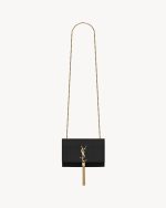 YSL Kate Small Tassel In Grain De Poudre Embossed Leather